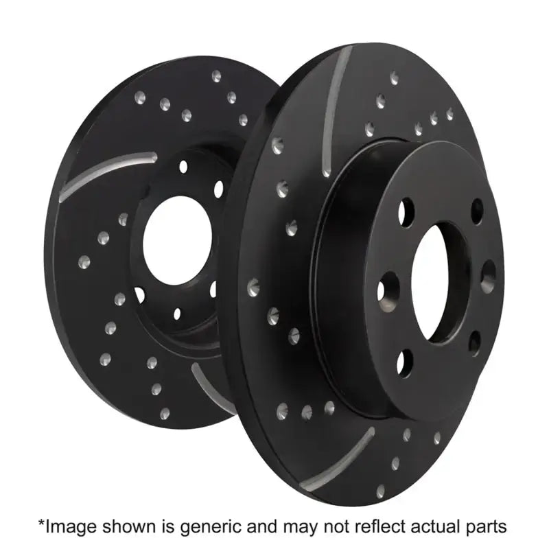 EBC 12 + Jeep Wrangler 3.6 GD Sport Rear Rotors - Truck & Automotive
