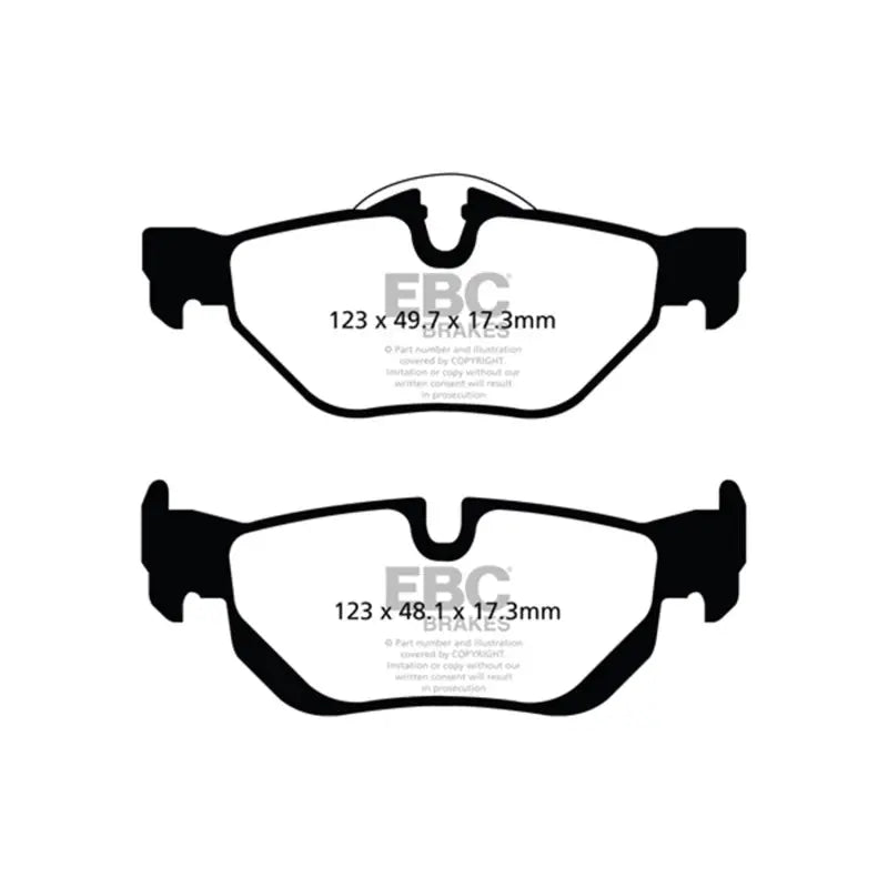 EBC UD1267 EBC 13+ BMW X1 2.0 Turbo (28i) Ultimax2 Rear Brake Pads - UD1267