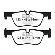 EBC UD1613 EBC 14+ BMW 228 Coupe 2.0 Turbo ATE calipers Ultimax2 Rear Brake Pads - UD1613
