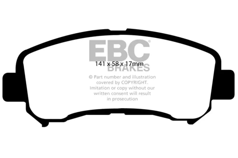 EBC 14 + Nissan Juke 1.6 Turbo Nismo RS Yellowstuff Front Brake Pads - Truck & Automotive