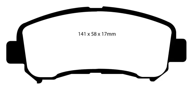 EBC 14 + Nissan Juke 1.6 Turbo Nismo RS Yellowstuff Front Brake Pads - Truck & Automotive