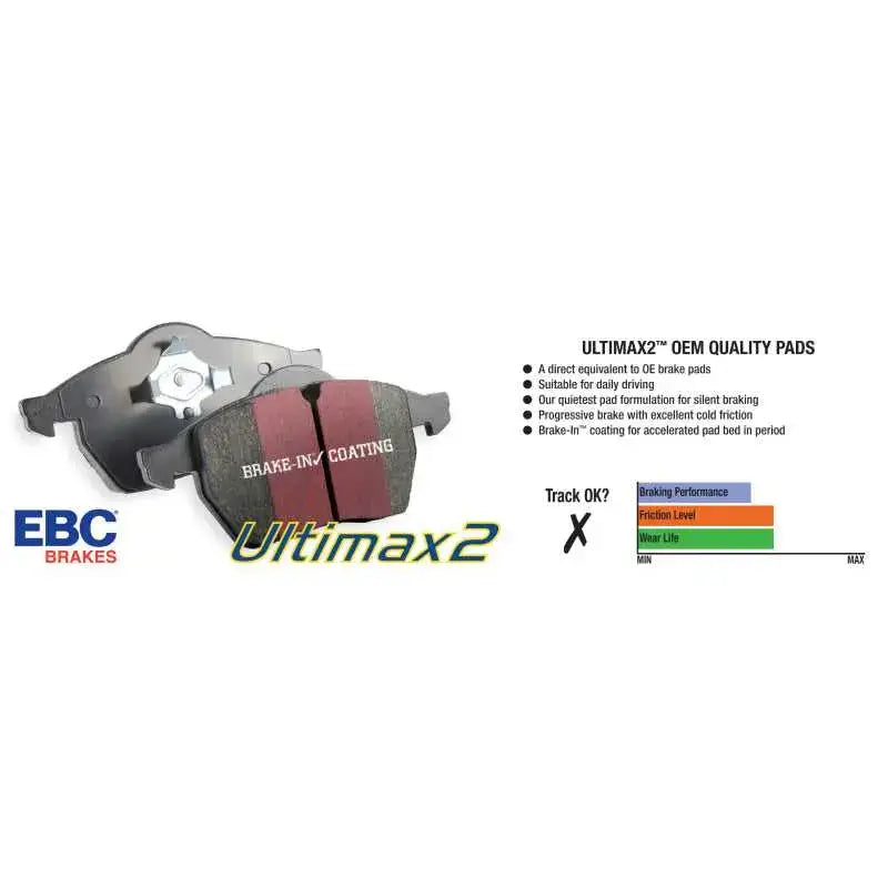 EBC 15-17 Subaru Legacy 2.5L/3.6L Ultimax Rear Brake Pads 