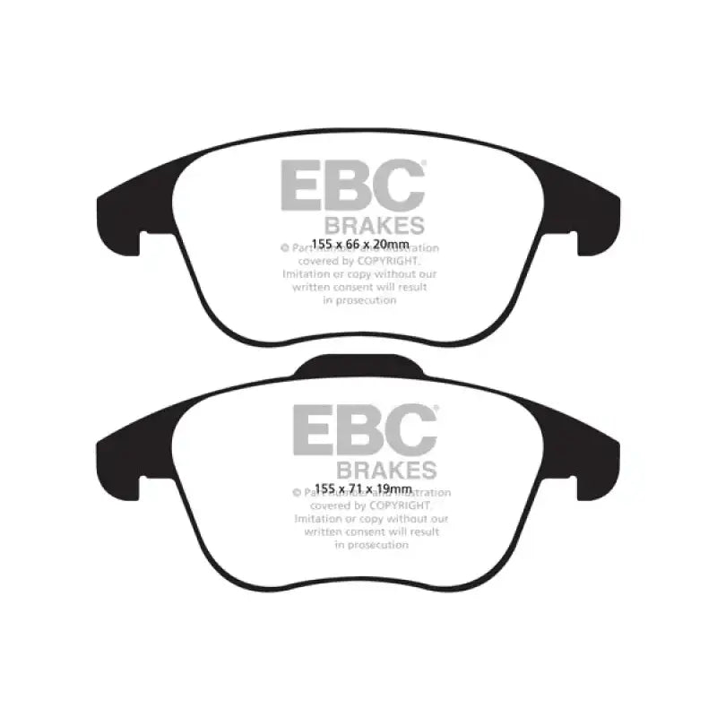 EBC 15 and up Audi Q3 2.0 Turbo Greenstuff Front Brake Pads - Truck & Automotive