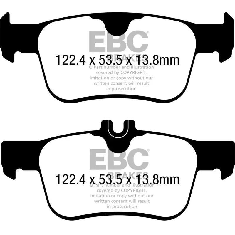 EBC DP52402NDX EBC 17+ Honda Civic 2.0T Type-R Bluestuff Rear Brake Pads