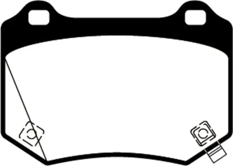 EBC 18 + WRX STI Yellowstuff Rear Brake Pads - Truck & Automotive