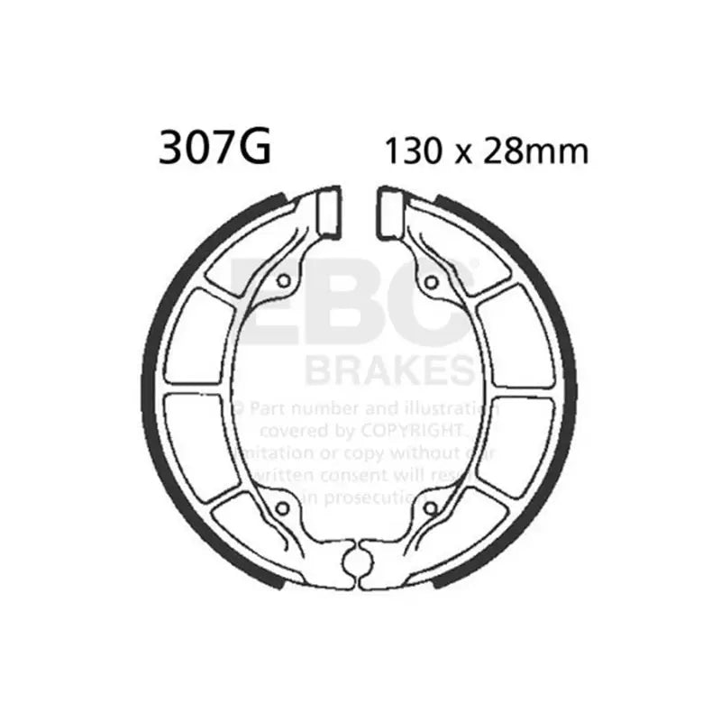 EBC Powersports 307G EBC 1965 Honda CL 125 A Scrambler Twin Rear Left Sintered R/HH Brake Pads