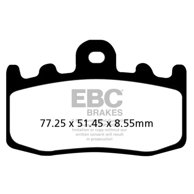 EBC Powersports FA335HH EBC 2007 BMW HP2 Megamoto Disc has loose bobbins Front Left/Right Sintered HH/R Brake Pads
