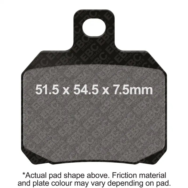 EBC Powersports FA266HH EBC 2013 Honda MSX 125 Grom GROM Brembo Single Pin Calipers Front Left Sintered HH/R Brake Pads
