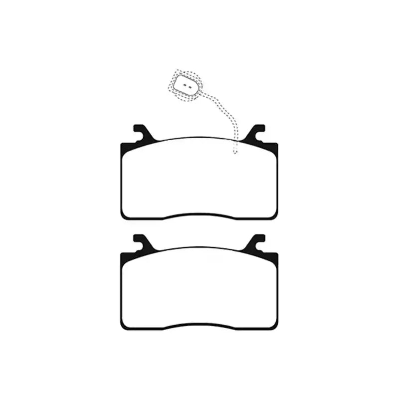 EBC 2016+ Alfa Romeo Guilia 2.0T Redstuff Front Brake Pads
