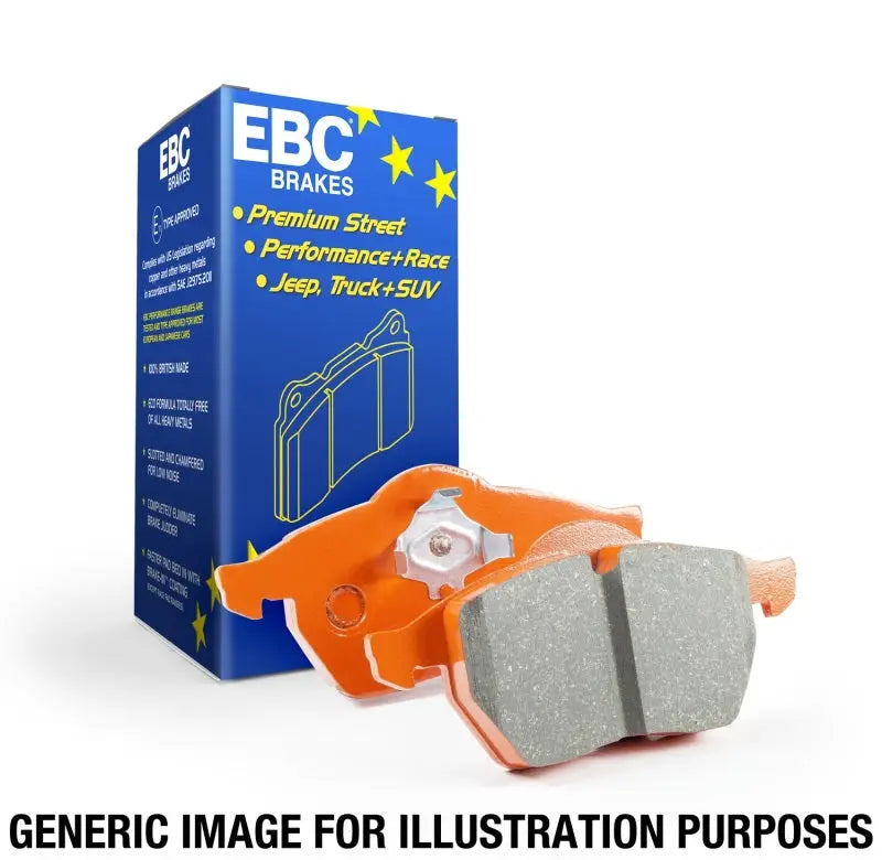 EBC 2016+ Chrysler Pacifica (Ru) 3.6L Extra Duty Front Brake Pads - ED91888