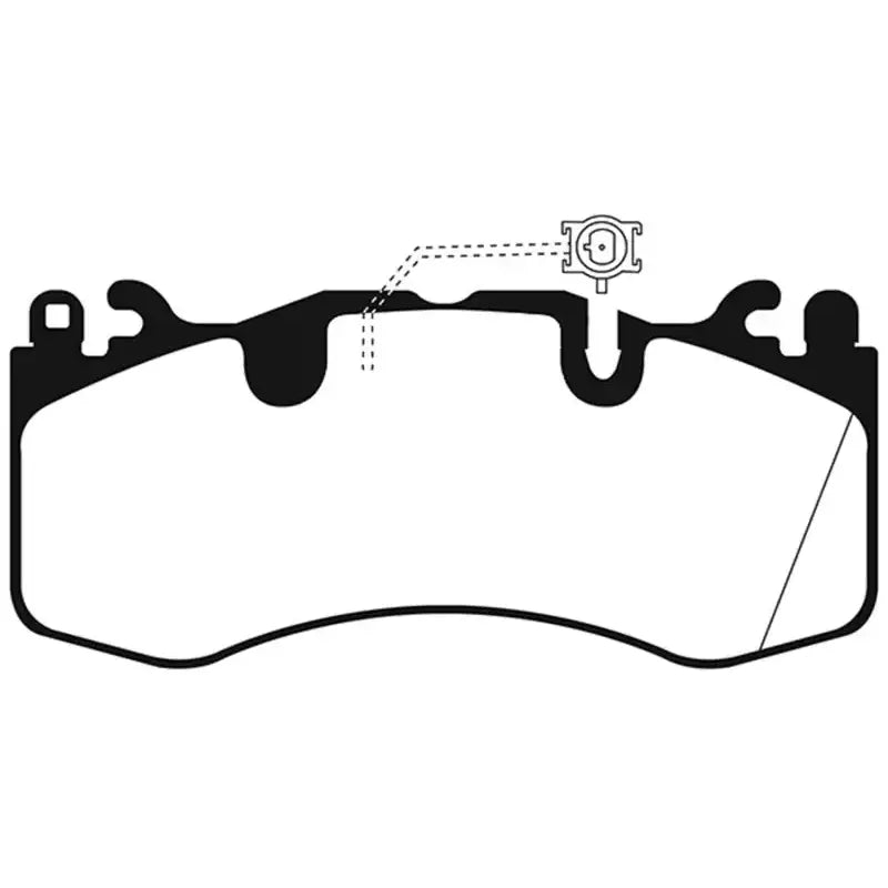 EBC 2016+ Maserati Levante 3.0TT (424) Yellowstuff Front Brake Pads 
