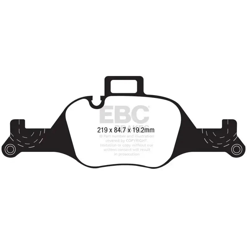 EBC 2017 + BMW 530 G30 Redstuff Front Brake Pads - Truck & Automotive