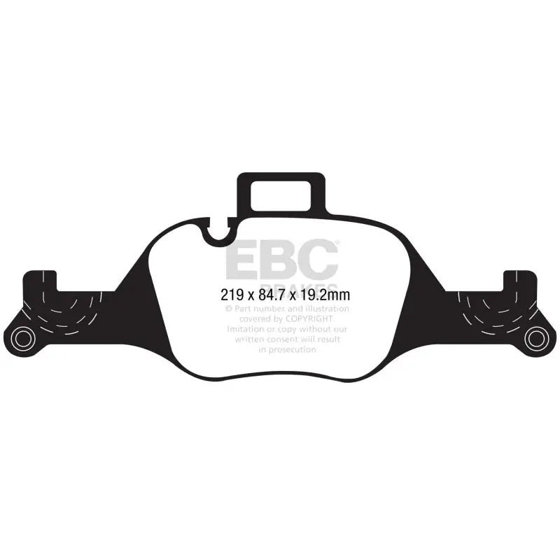 EBC DP42289R EBC 2017+ BMW 530 G30 Yellowstuff Front Brake Pads - DP42289R
