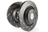 EBC USR Slotted Rear Rotors for Volkswagen Golf Mk7 1.8L Turbo, improves braking performance