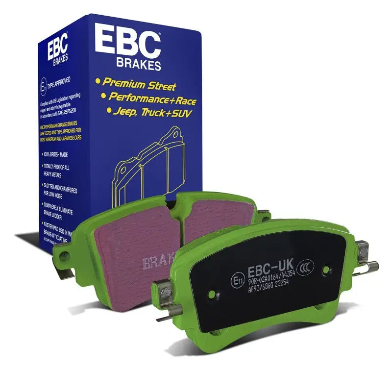 EBC DP22254 EBC 2018+ Audi A4 Allroad Quattro 2.0L Turbo Greenstuff Rear Brake Pads