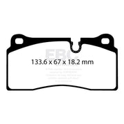 EBC DP52425NDX EBC 2018+ BMW M2 Competition 3.0TT Bluestuff Rear Brake Pads