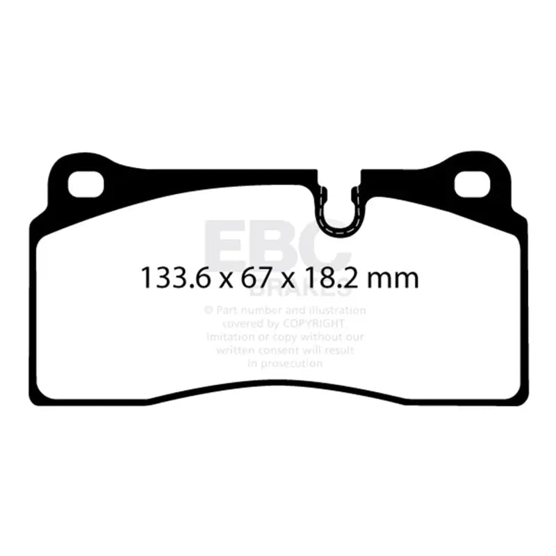 EBC DP52425NDX EBC 2018+ BMW M2 Competition 3.0TT Bluestuff Rear Brake Pads