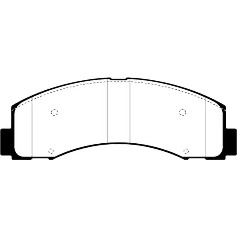 EBC 2018+ Ford F-150 2.7L Twin Turbo (2WD) Greenstuff Front Brake Pads 
