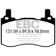 EBC 2019 + Genesis G70 2.0T Bluestuff Rear Brake Pads - Truck & Automotive