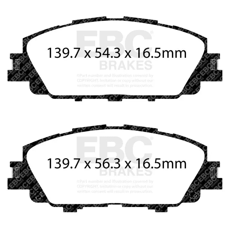 EBC DP33099C EBC 2019+ Toyota Corolla Hatchback Redstuff Front Brake Pads