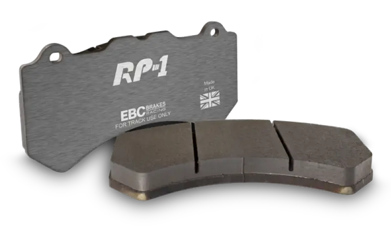 Two EBC RP-1 brake pads for Toyota GR Yaris rear performance stopping power