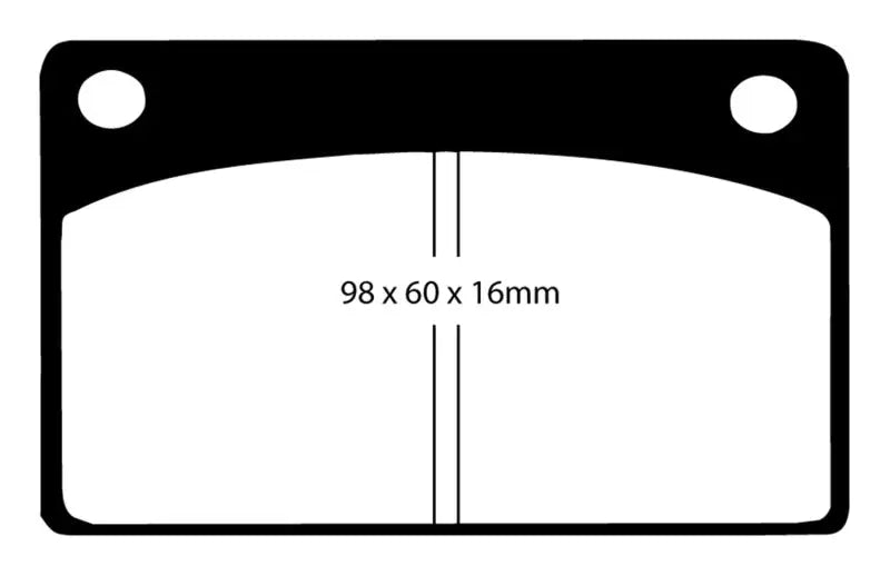 EBC 66-68 Volvo 140 1.8 Redstuff Front Brake Pads - Truck & Automotive