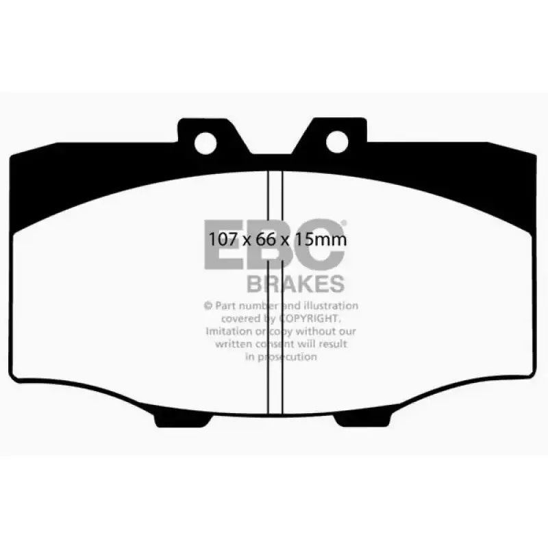 EBC 84-88 Toyota 4 Runner 2.4 Yellowstuff Front Brake Pads 