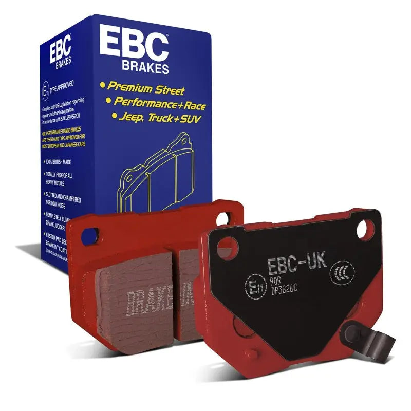 EBC DP3826C EBC 89-95 Nissan Skyline (R32) 2.6 Twin Turbo GT-R Redstuff Rear Brake Pads
