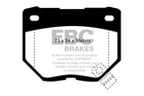 EBC 89-95 Nissan Skyline (R32) 2.6 Twin Turbo GT-R Redstuff Rear Brake Pads - Truck & Automotive