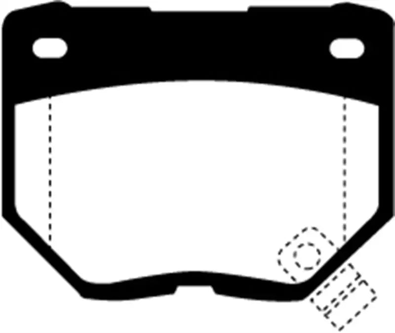 EBC 89-95 Nissan Skyline (R32) 2.6 Twin Turbo GT-R Yellowstuff Rear Brake Pads - Truck & Automotive