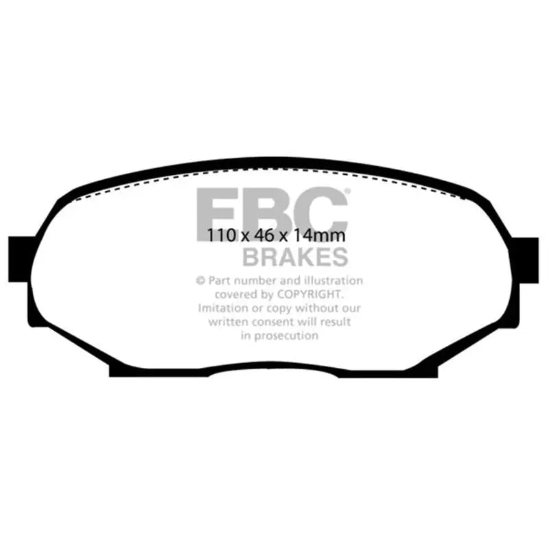 EBC DP3802C EBC 90-93 Geo Storm 1.6 Redstuff Front Brake Pads