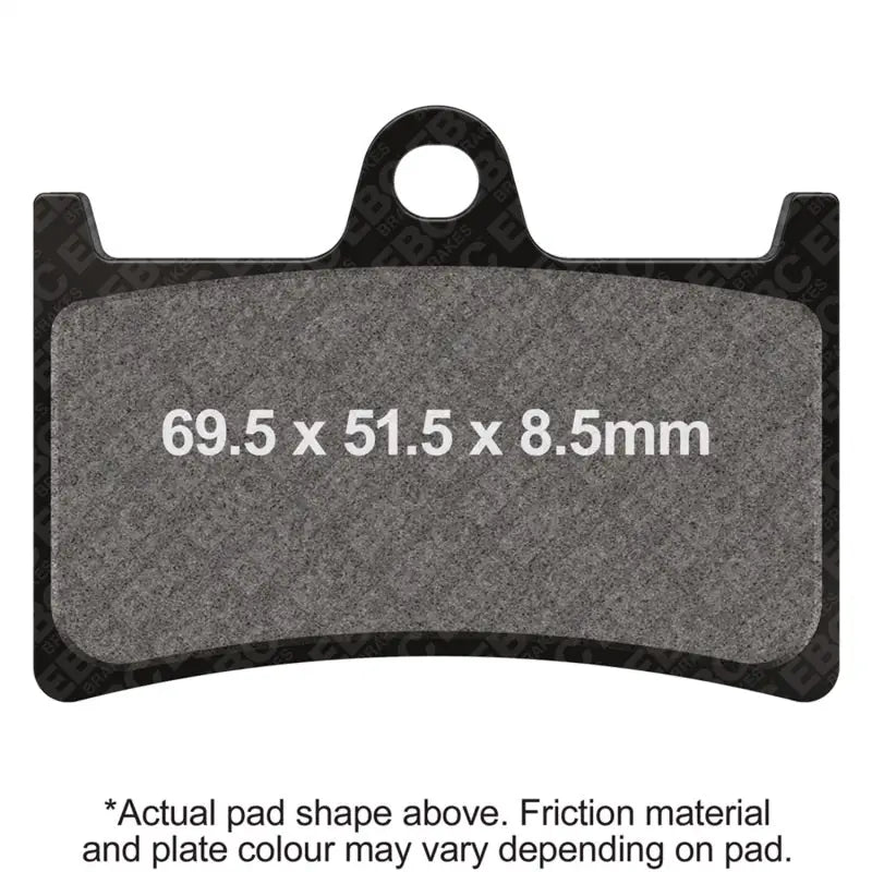 EBC Powersports FA252HH EBC 91-92 Yamaha FZR 400 RR Front Left/Right Sintered HH/R Brake Pads