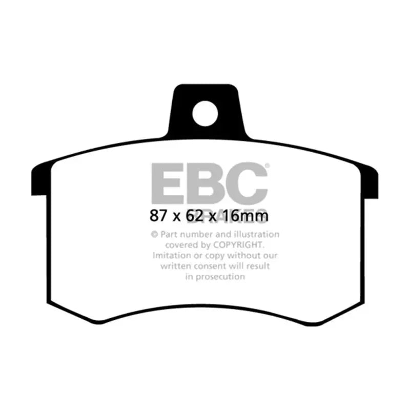 EBC DP3370C EBC 91-95 Alfa Romeo 164 2.0 Turbo Redstuff Rear Brake Pads