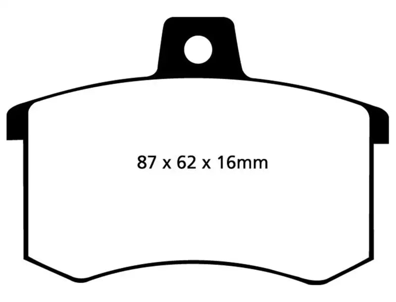 EBC 91-95 Alfa Romeo 164 2.0 Turbo Redstuff Rear Brake Pads - Truck & Automotive