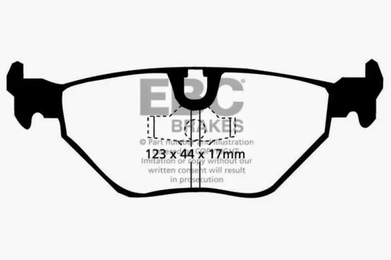 EBC 92-95 BMW M3 3.0 (E36) Bluestuff Rear Brake Pads - DP5690NDX