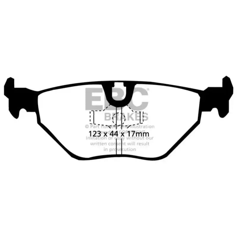 EBC 92-95 BMW M3 3.0 (E36) Bluestuff Rear Brake Pads - DP5690NDX
