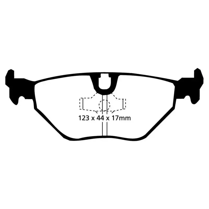 EBC 92-95 BMW M3 3.0 (E36) Bluestuff Rear Brake Pads - DP5690NDX