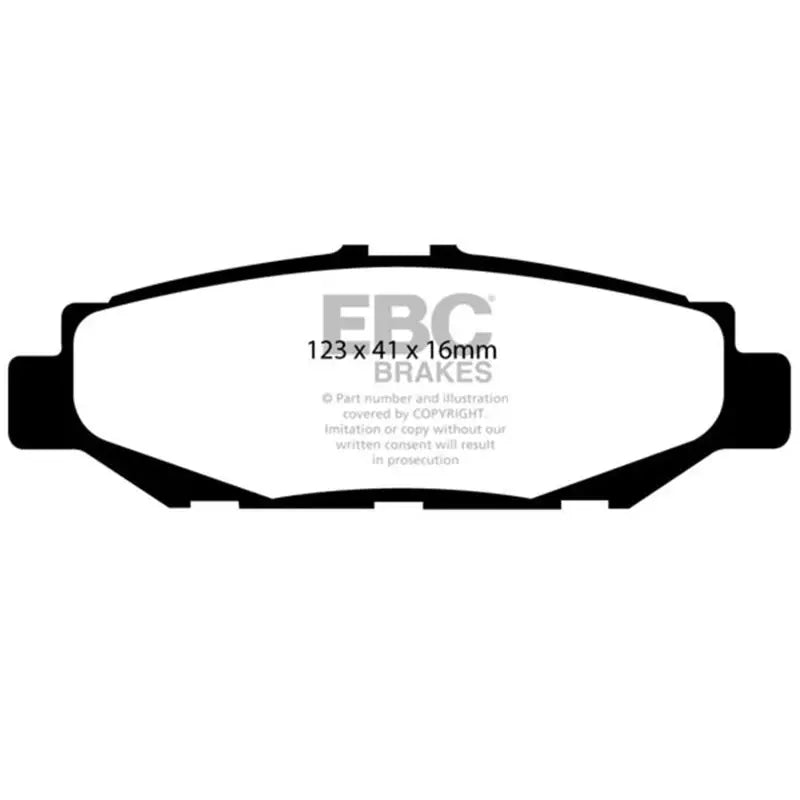 EBC DP3848C EBC 93-97 Lexus GS300 3.0 Redstuff Rear Brake Pads