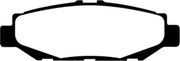 Black and white brake pad for Lexus GS300 Redstuff rear brake upgrade