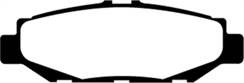 Black and white brake pad for Lexus GS300 Redstuff rear brake upgrade