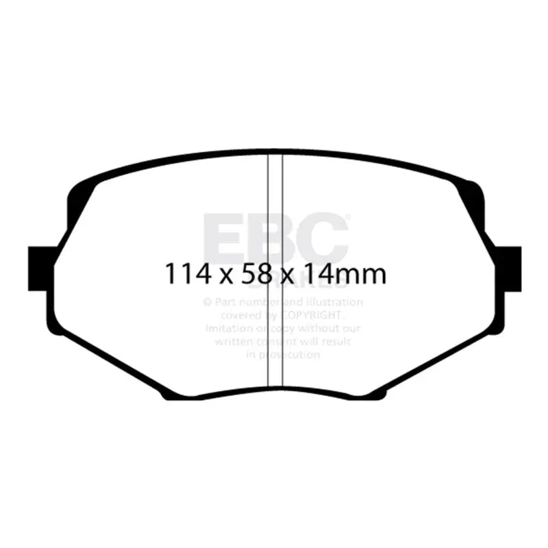 EBC DP51002NDX EBC 94-01 Mazda Miata MX-5 Bluestuff Front Brake Pads