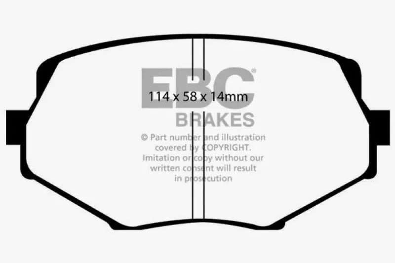 EBC 94-01 Mazda Miata MX-5 Bluestuff Front Brake Pads - Truck & Automotive