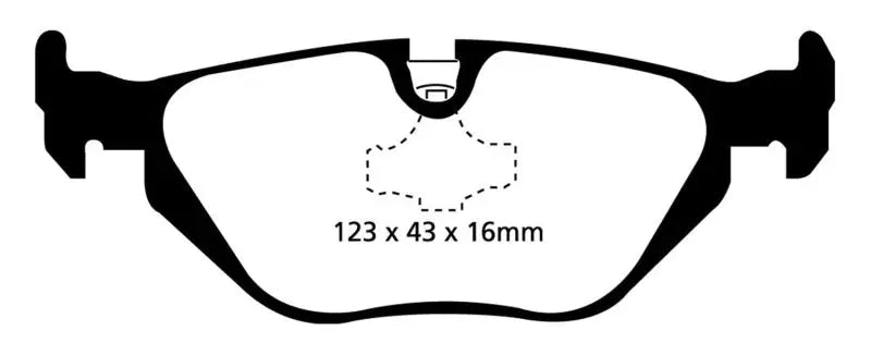 EBC 96-98 BMW Z3 1.9 Redstuff Rear Brake Pads - DP31079C