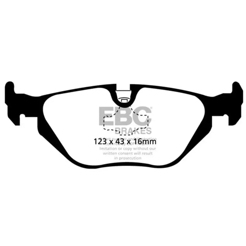 EBC DP51079B EBC 96-98 BMW Z3 1.9L Bluestuff Rear Brake Pads