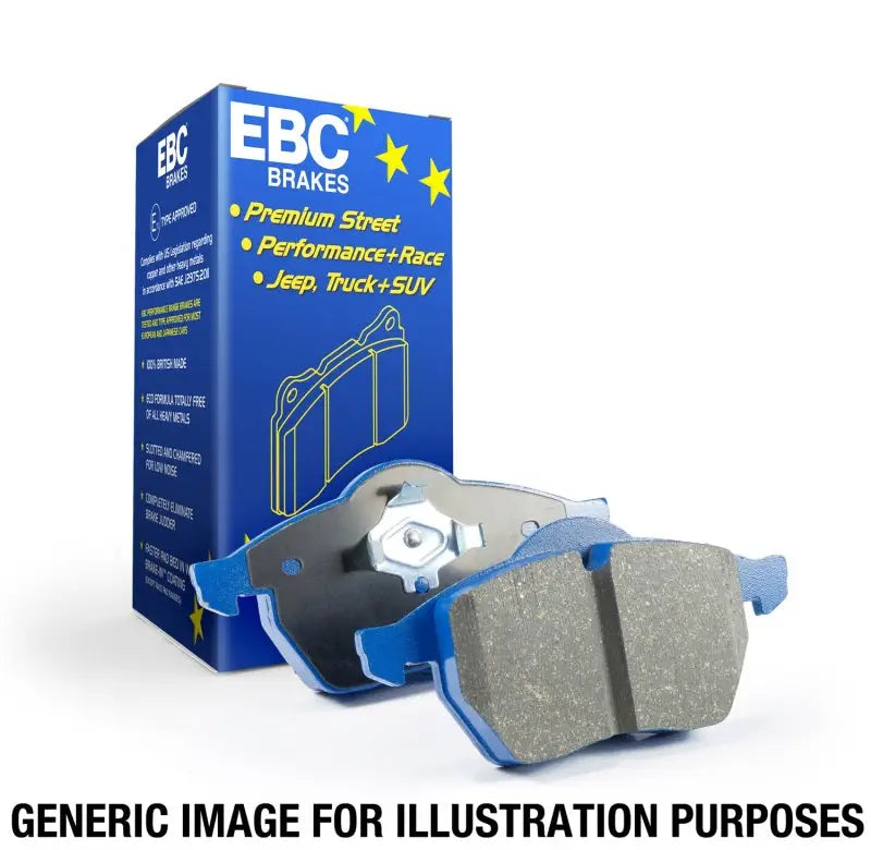 EBC 98-02 Chevrolet Camaro (4th Gen) 3.8 Bluestuff Front Brake Pads - Truck & Automotive