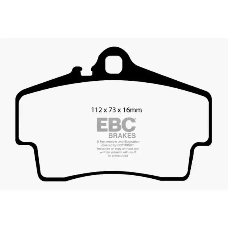 EBC 98-05 Porsche 911 (996) (Cast Iron Rotor only) 3.4 Carrera 2 Bluestuff Rear Brake Pads - Truck & Automotive