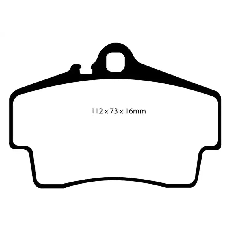 EBC 98-05 Porsche 911 (996) (Cast Iron Rotor only) 3.4 Carrera 2 Bluestuff Rear Brake Pads - Truck & Automotive