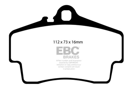 EBC 98-05 Porsche 911 (996) (Cast Iron Rotor only) 3.4 Carrera 2 Bluestuff Rear Brake Pads - Truck & Automotive