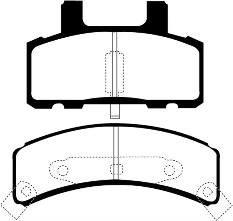 EBC 99-01 Cadillac Escalade 5.7 Greenstuff Front Brake Pads - Truck & Automotive