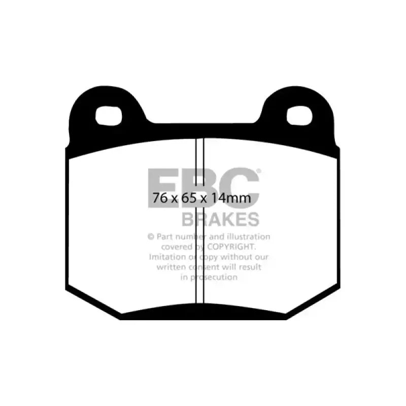 EBC 99-03 Mitsubishi Lancer Evolution 2.0 Turbo Redstuff Rear Brake Pads - Truck & Automotive
